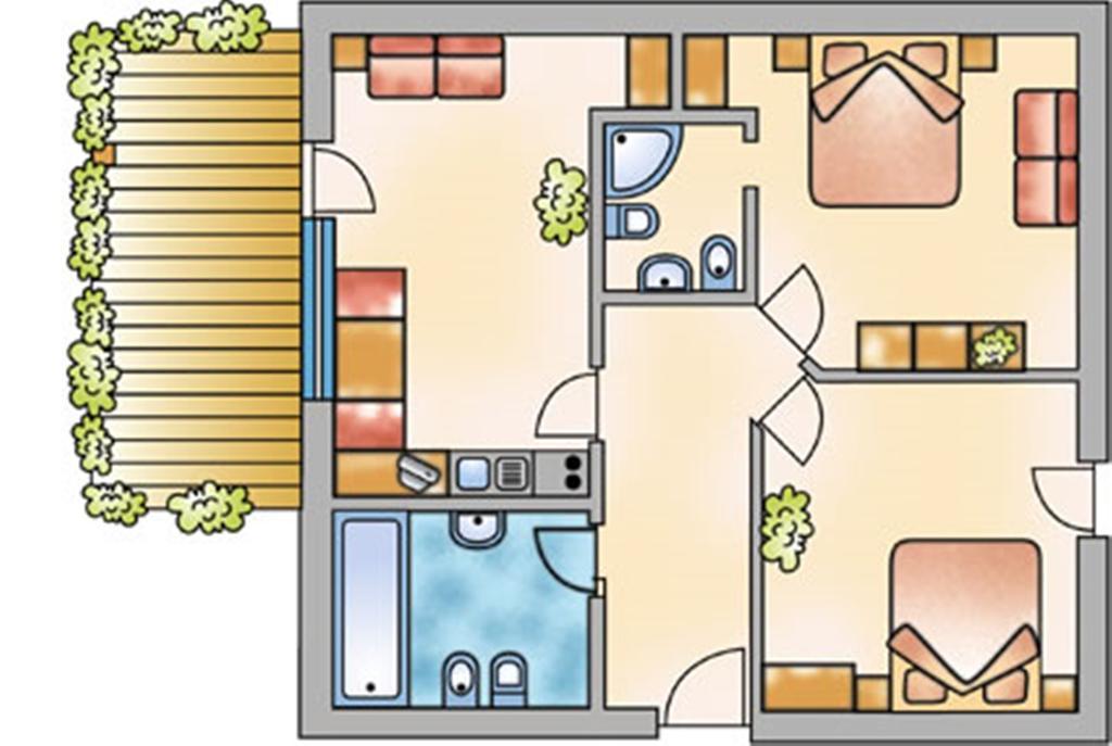 Appartments Jaegerhof Olang Eksteriør billede
